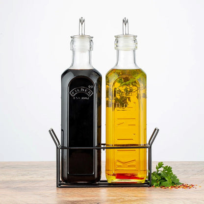 Set Alcuza + Base Metálica Kilner1#Transparente