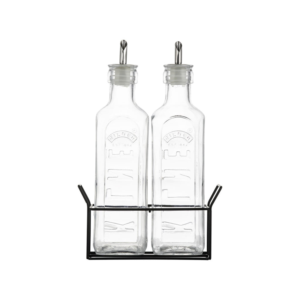 Set Alcuza + Base Metálica Kilner2#Transparente