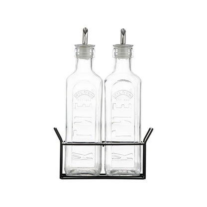 Set Alcuza + Base Metálica Kilner2#Transparente