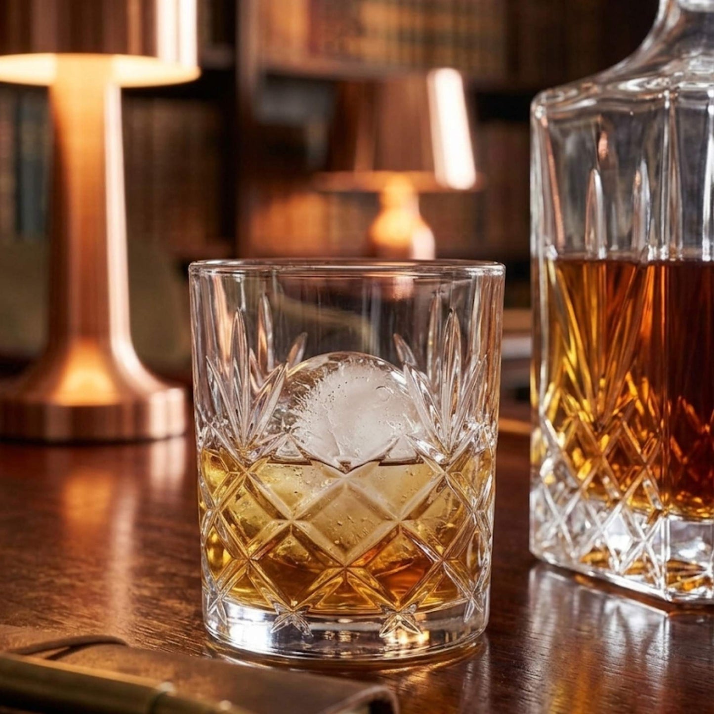 Set Botella 1Lt y 4 Vasos Whisky 325 ml-Vasos