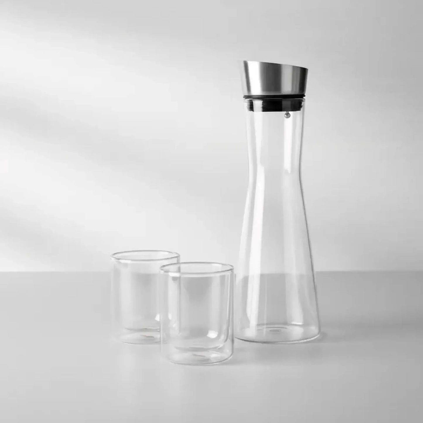 Set Botella Siena 1000 cc + Set 2 Vasos Genova 250cc Oroley3#Sin color
