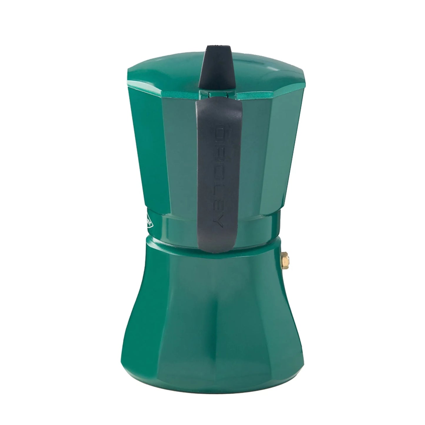 Set Cafetera Petra Verde 9Tazas Expreso + Set vasos Génova 250cc.-Cafeteras Italianas Moka
