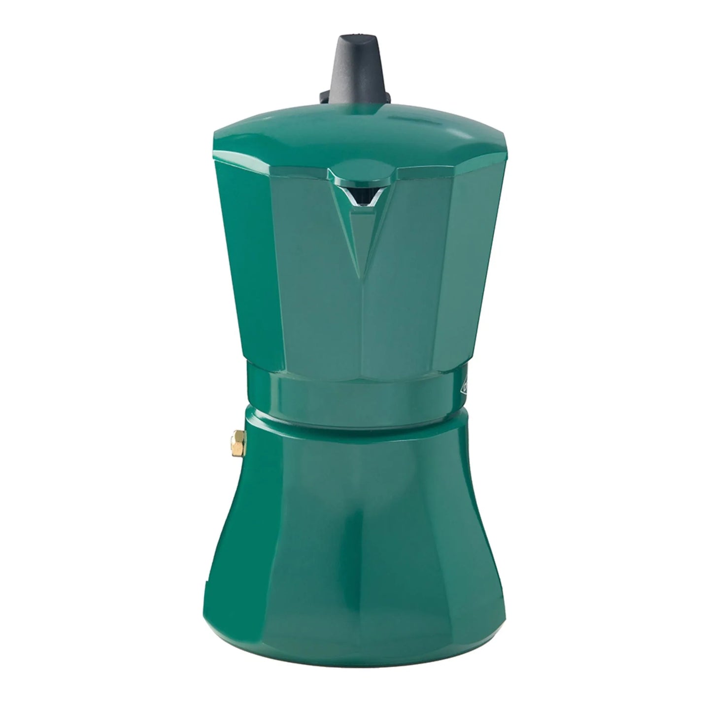 Set Cafetera Petra Verde 9Tazas Expreso + Set vasos Génova 250cc.-Cafeteras Italianas Moka