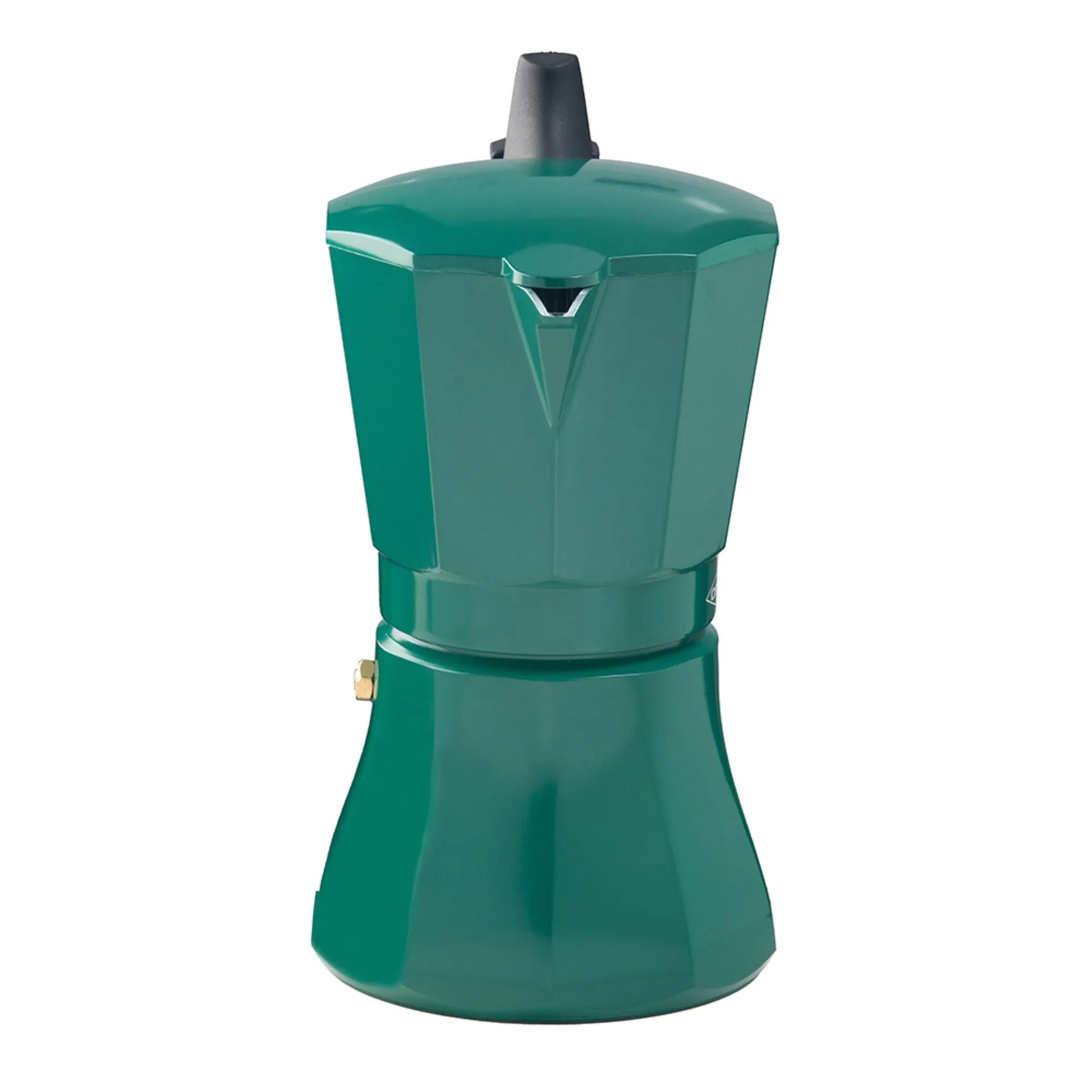 Set Cafetera Petra Verde 9Tazas Expreso + Set vasos Génova 250cc.-Cafeteras Italianas Moka