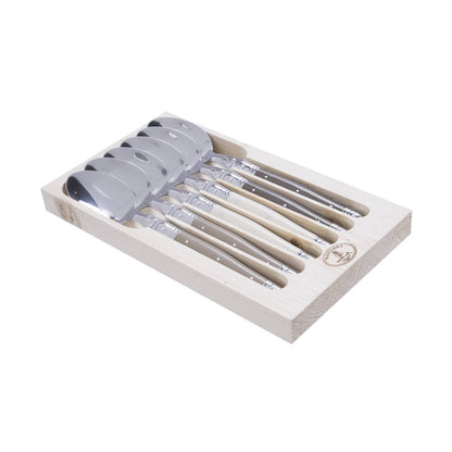 Set 6 Cucharas De Mesa Laguiole Jean Dubost5#Blanco