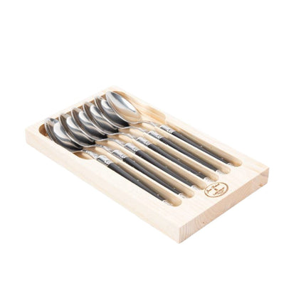 Set 6 Cucharas De Mesa Laguiole Jean Dubost7#Negro