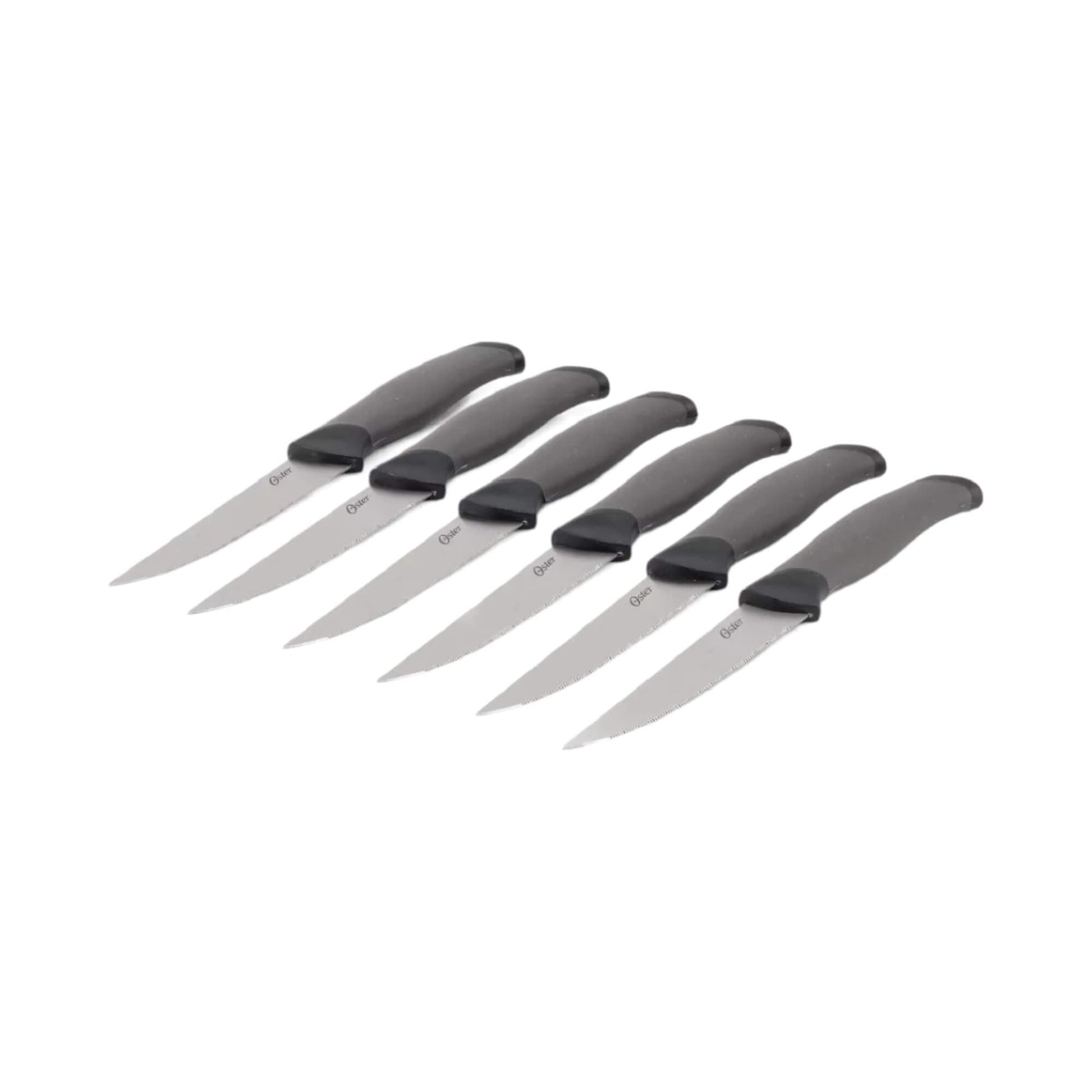 Set Cuchillos Acero Inoxidable Lindbergh 14pcs con Tabla de Picar Oster3#Gris Oscuro