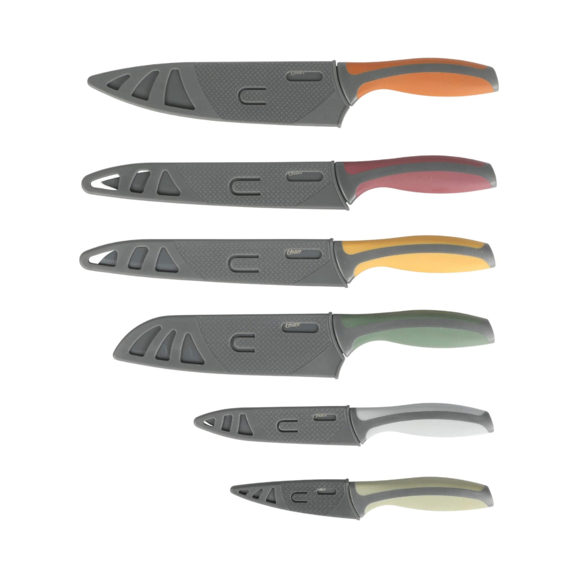 Set Cuchillos Acero Inoxidable Ronnan 6 pcs Oster4#Plástico