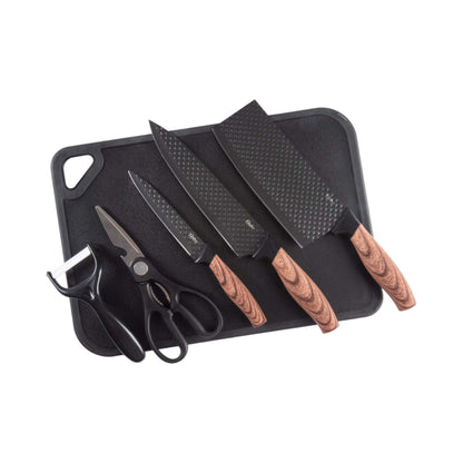 Set Cuchillos Acero Inoxidable Gunderson 3pcs Oster3#Negro