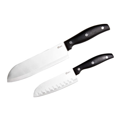 Set Cuchillos Santoku Acero Inoxidable Granger 2 pcs 13cm y 18cm Oster2#Sin color