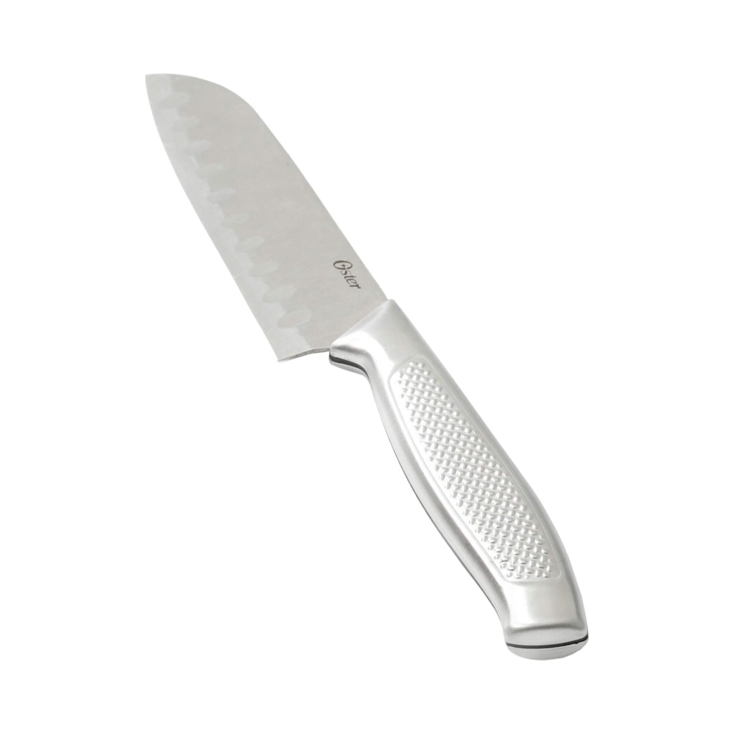 Set Cuchillos Santoku Acero Inoxidable Edgefield 2 Pzs 13cm y 18cm Oster3#Plata