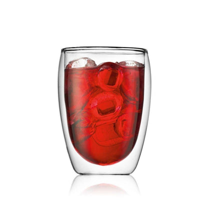 Set de 2 Vasos de Borosilicato Doble Pared 350 ml Bodum2#Transparente