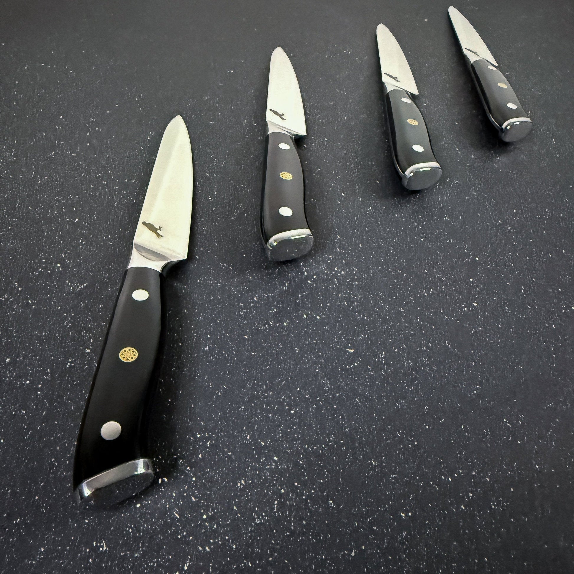 Set de 4 Cuchillos de Mesa Acero Inoxidable 23cm "Lanín"-Cuchillos