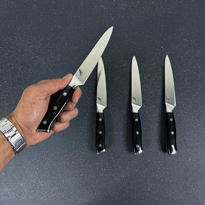 Set de 4 Cuchillos de Mesa Acero Inoxidable 23cm "Lanín"-Cuchillos