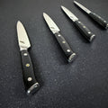 Set de 4 Cuchillos de Mesa de Acero Damasco 24cm "Reclus" Rauka-Cuchillos