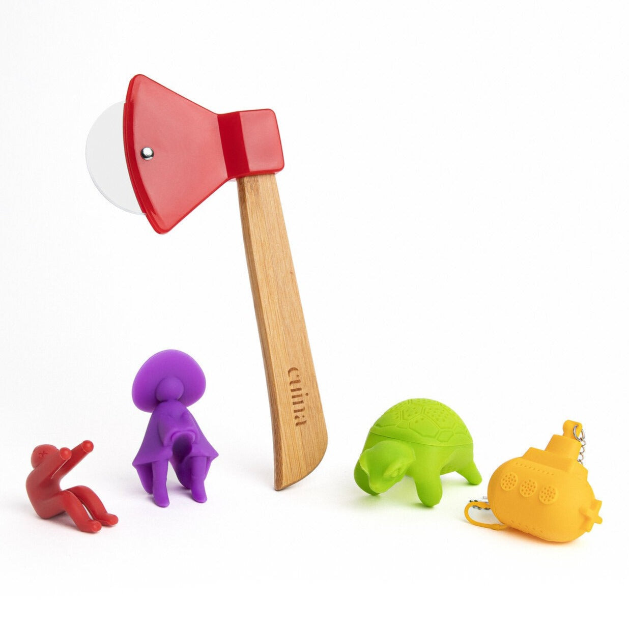 Set De 5 Utensilios Cocina Divertida Cuina1#Multicolor