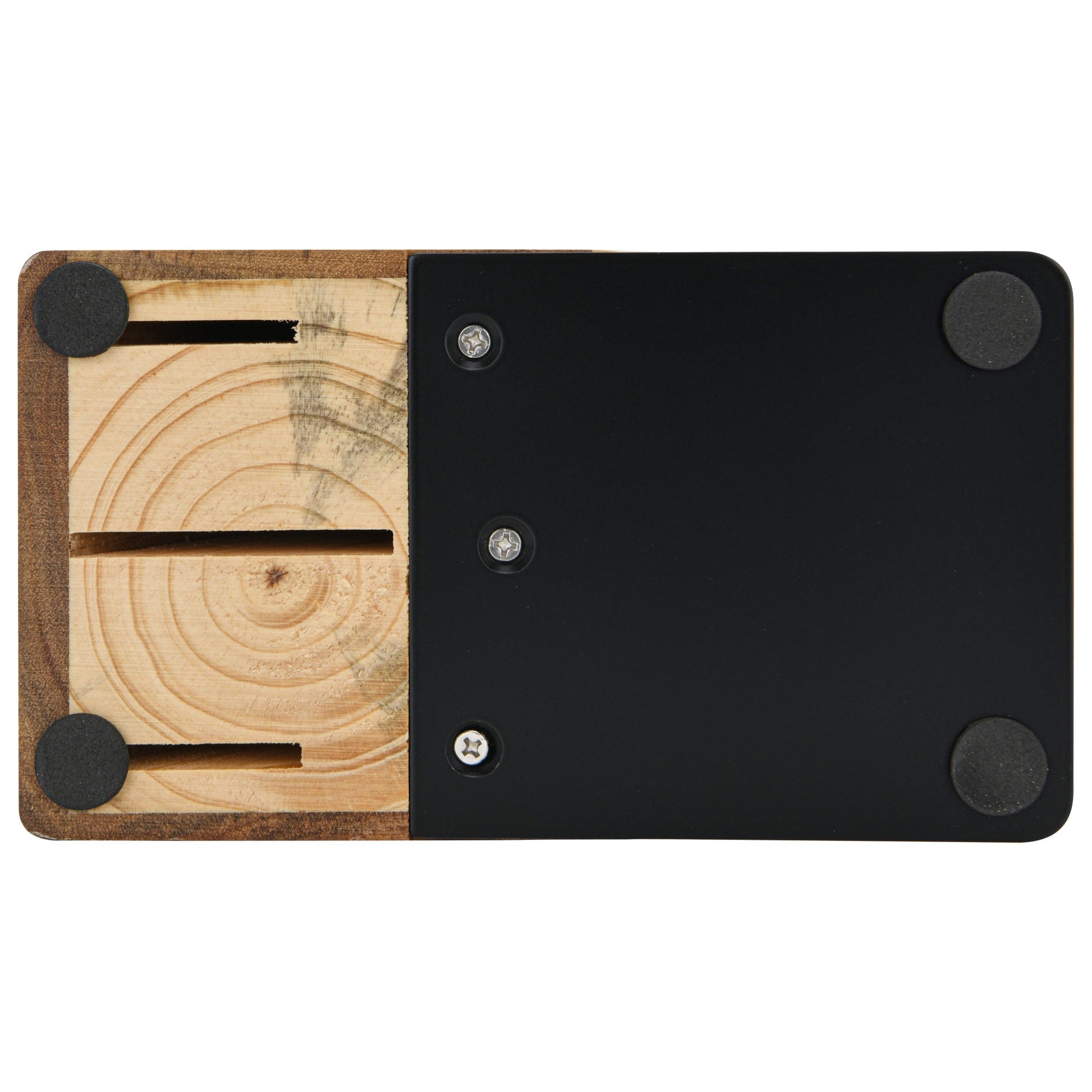 Set 5 Cuchillos Akamatsu + Base De Madera Fissman6#acero