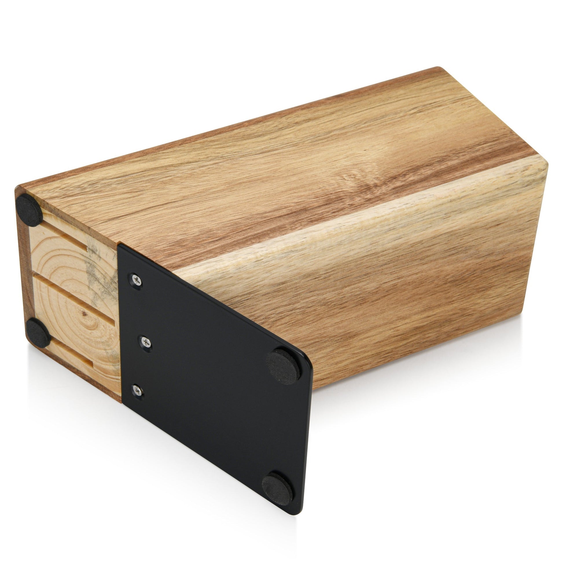 Set 5 Cuchillos Akamatsu + Base De Madera Fissman7#acero