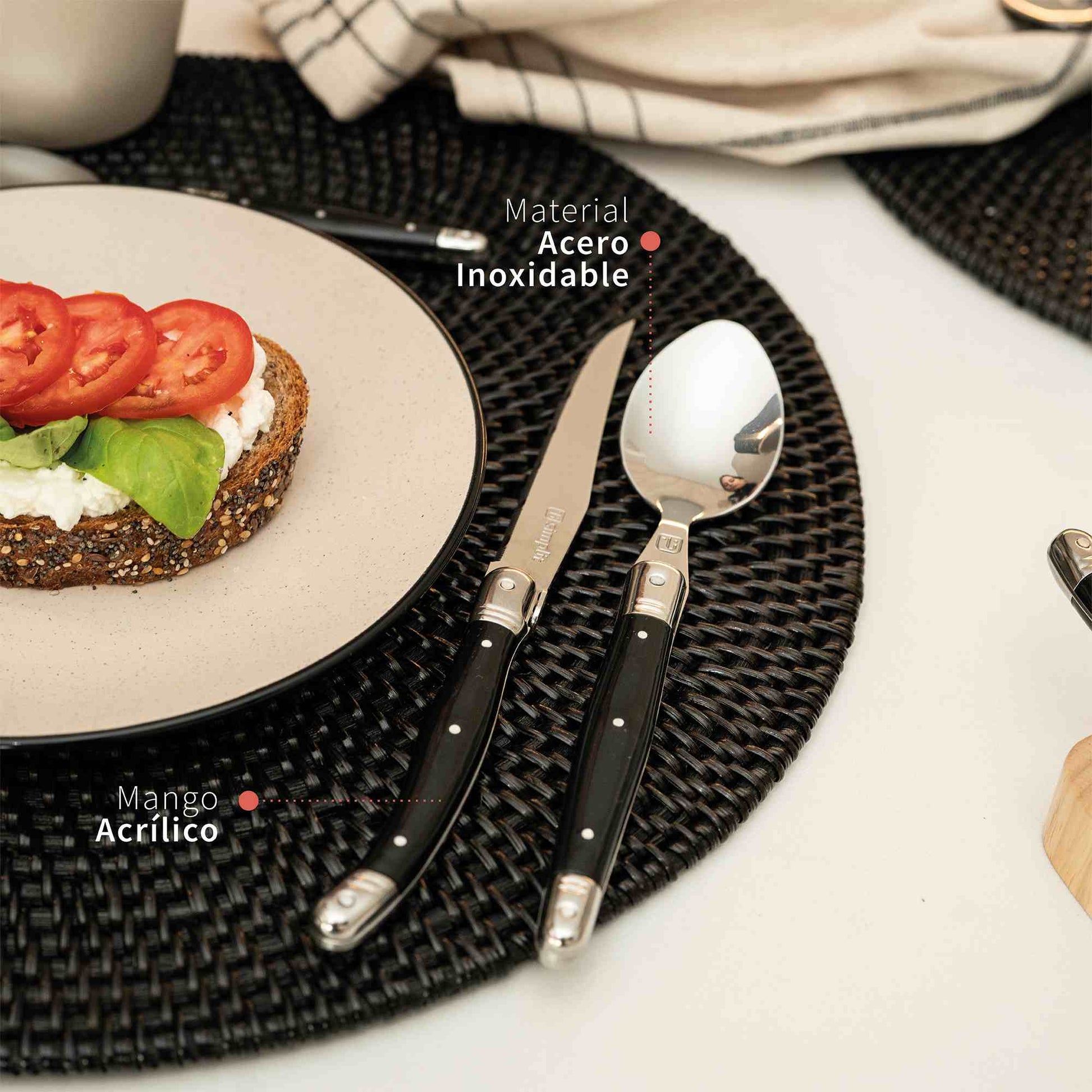 Set de Cuchillería 24 pcs Cubiertos Paris Simplit-Cubiertos