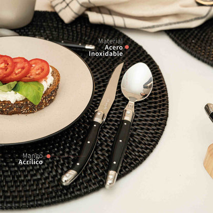 Set de Cuchillería 24 pcs Cubiertos Paris Simplit-Cubiertos