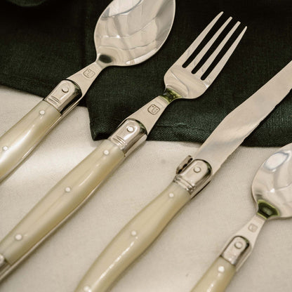 Set de cuchilleria 24 pcs Cubiertos Versalle Simplit4#Blanco