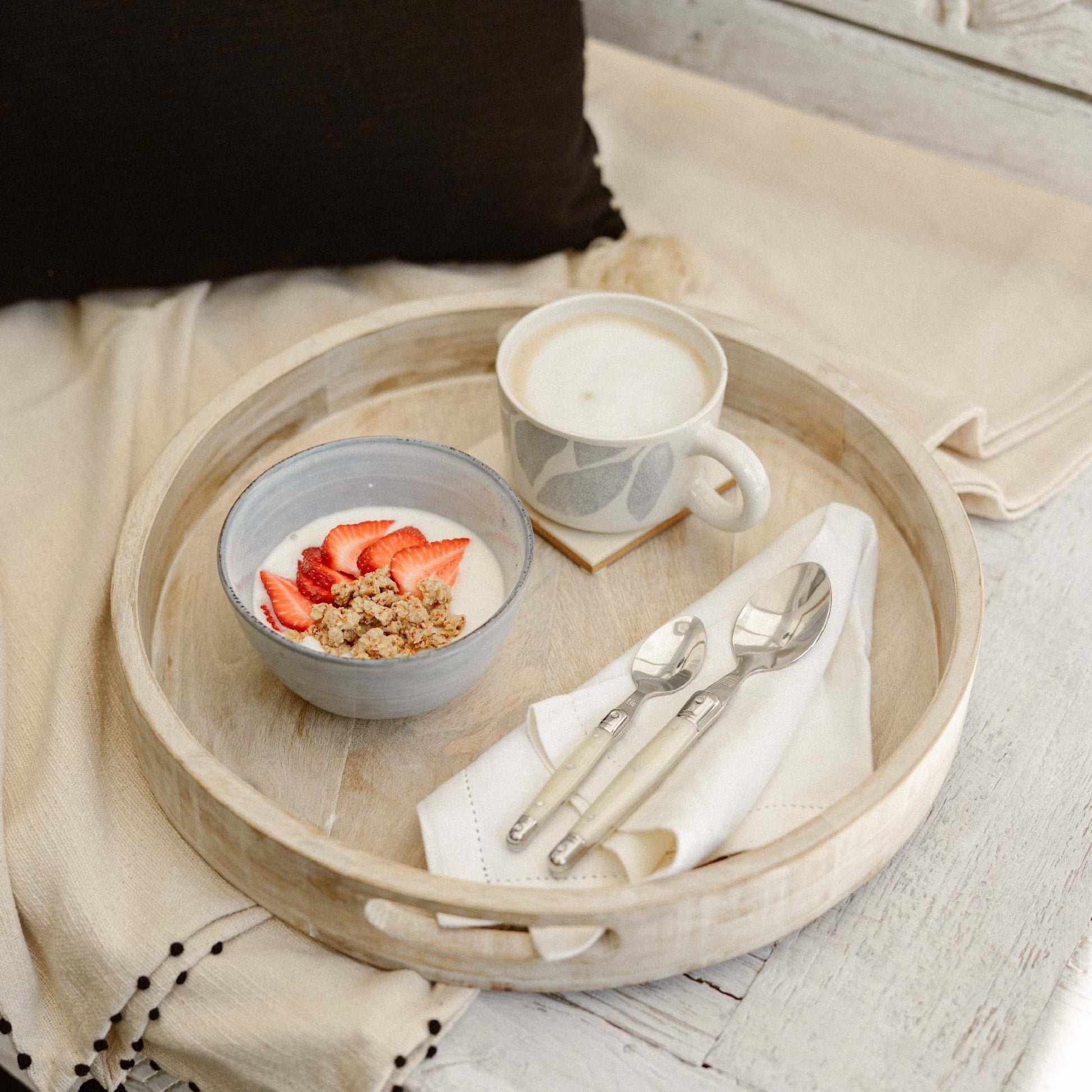 Set de cuchilleria 24 pcs Cubiertos Versalle Simplit5#Blanco