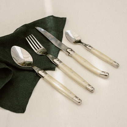 Set de cuchilleria 24 pcs Cubiertos Versalle Simplit6#Blanco