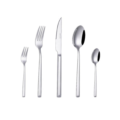 Set de Cuchilleria 30 pcs Acero Inoxidable Sicilia Simplit4#Gris