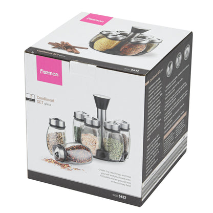 Set De Especieros o Condimentos 7 Piezas Fissman8#Sin color