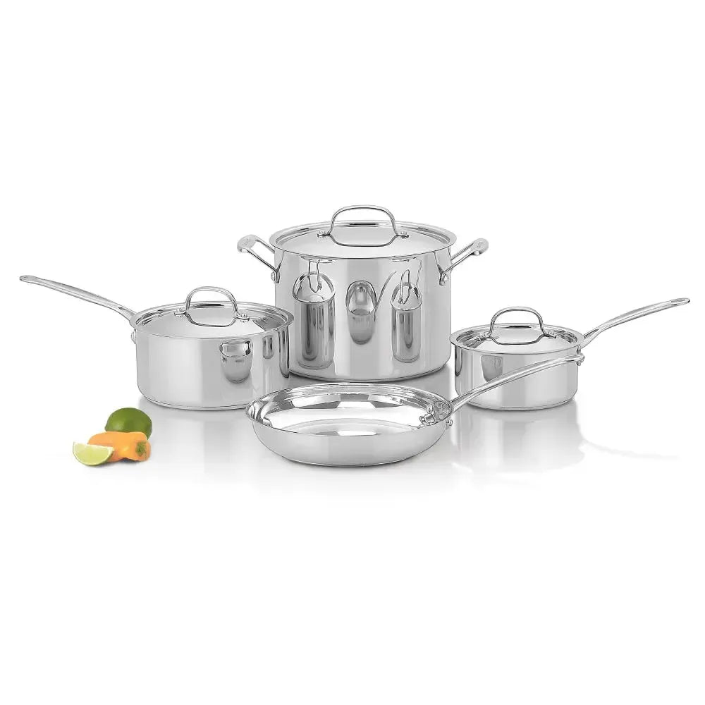 Set De Ollas 7 Pcs Chef's Classic™ 77-7P1 Cuisinart®10#Acero