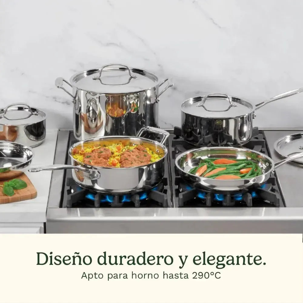 Set De Ollas 7 Pcs Chef's Classic™ 77-7P1 Cuisinart®4#Acero