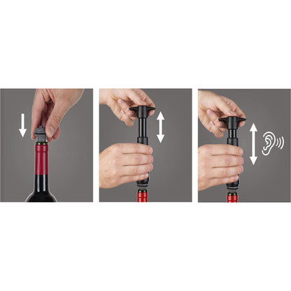 Set de Regalo Wine Elegant Vacuvin7#Negro