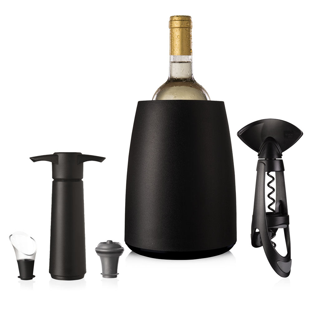 Set de Regalo Wine Elegant Vacuvin1#Negro