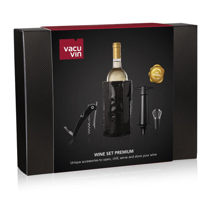 Set de Regalo Wine Premium Vacuvin5#Negro