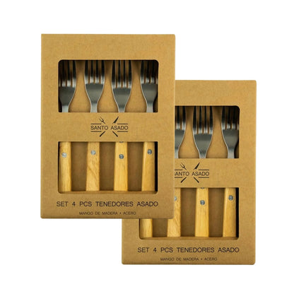 Set de Tenedores para Asado Lyn 8 pzs Decoexpress4#Sin color