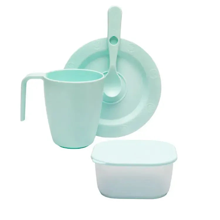 Set Infantil Colación Bipo2#Verde Menta
