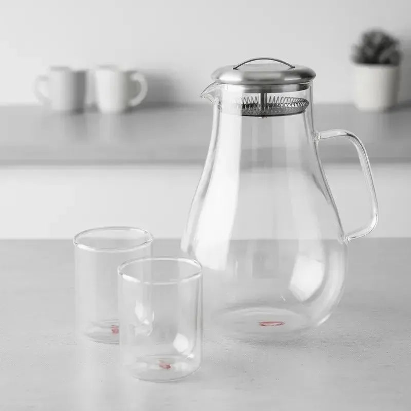 Set  Jarra Venecia 1.8 Lts. + Vasos Genova 350cc3#Sin color