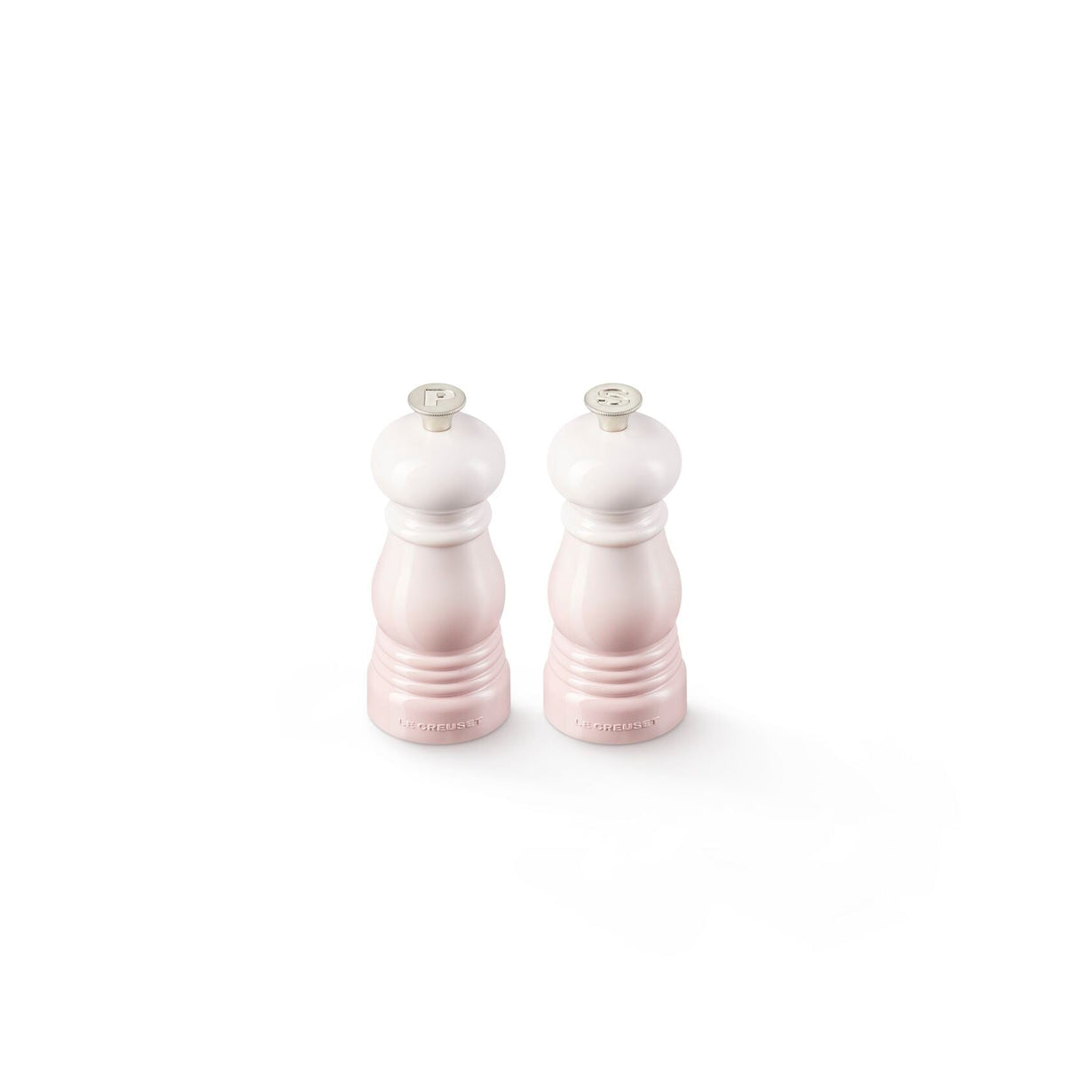 Set Molinillos Sal & Pimienta Clásico 11 cm Shell Pink-Molinillos de Especias