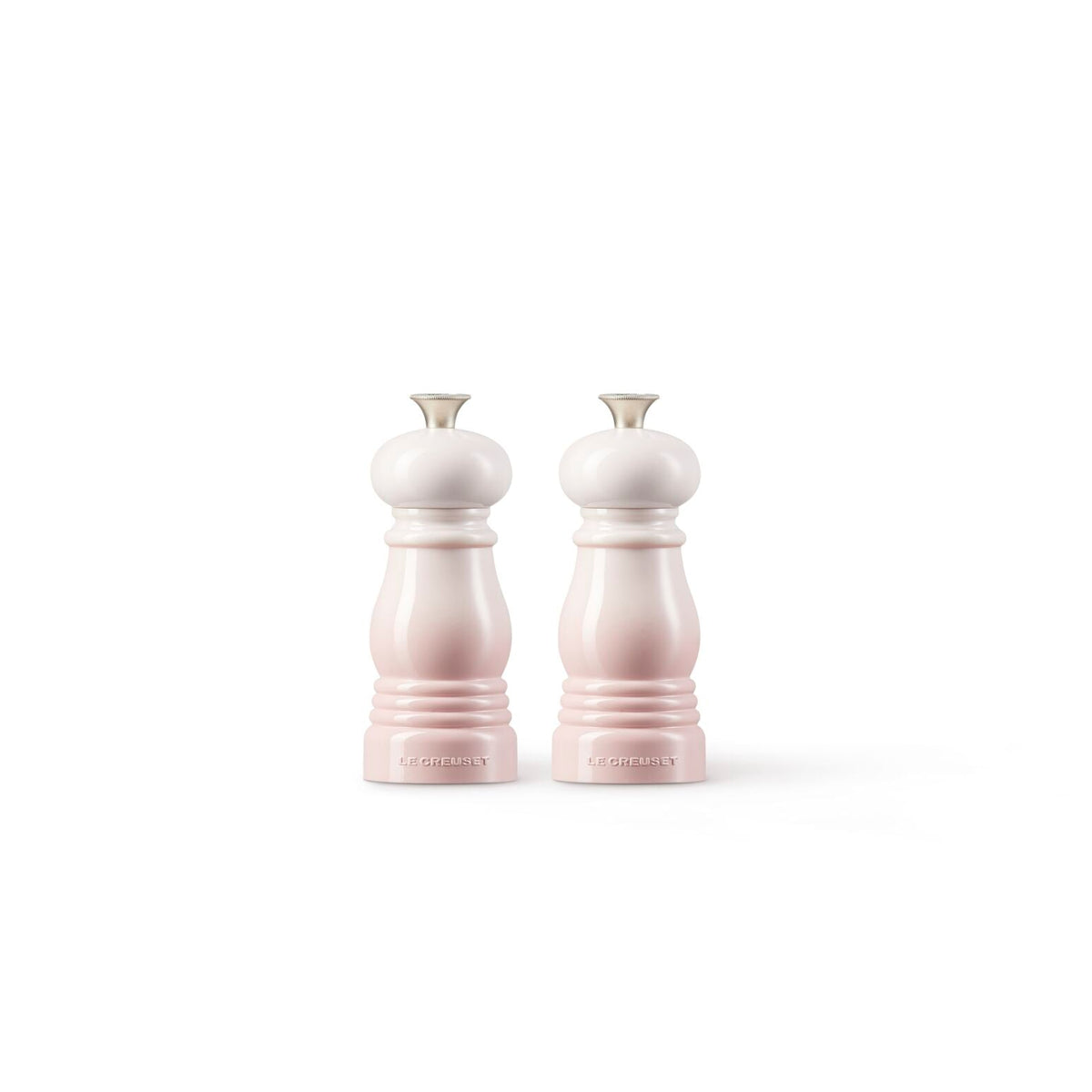Set Molinillos Sal & Pimienta Clásico 11 cm Shell Pink-Molinillos de Especias