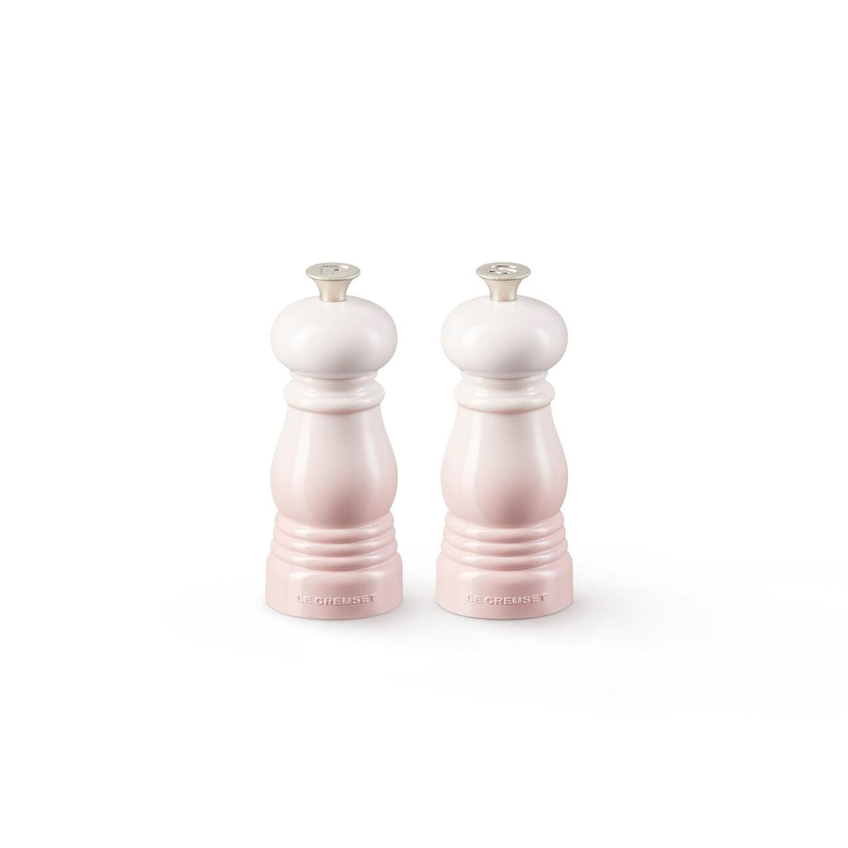 Set Molinillos Sal & Pimienta Clásico 11 cm Shell Pink-Molinillos de Especias