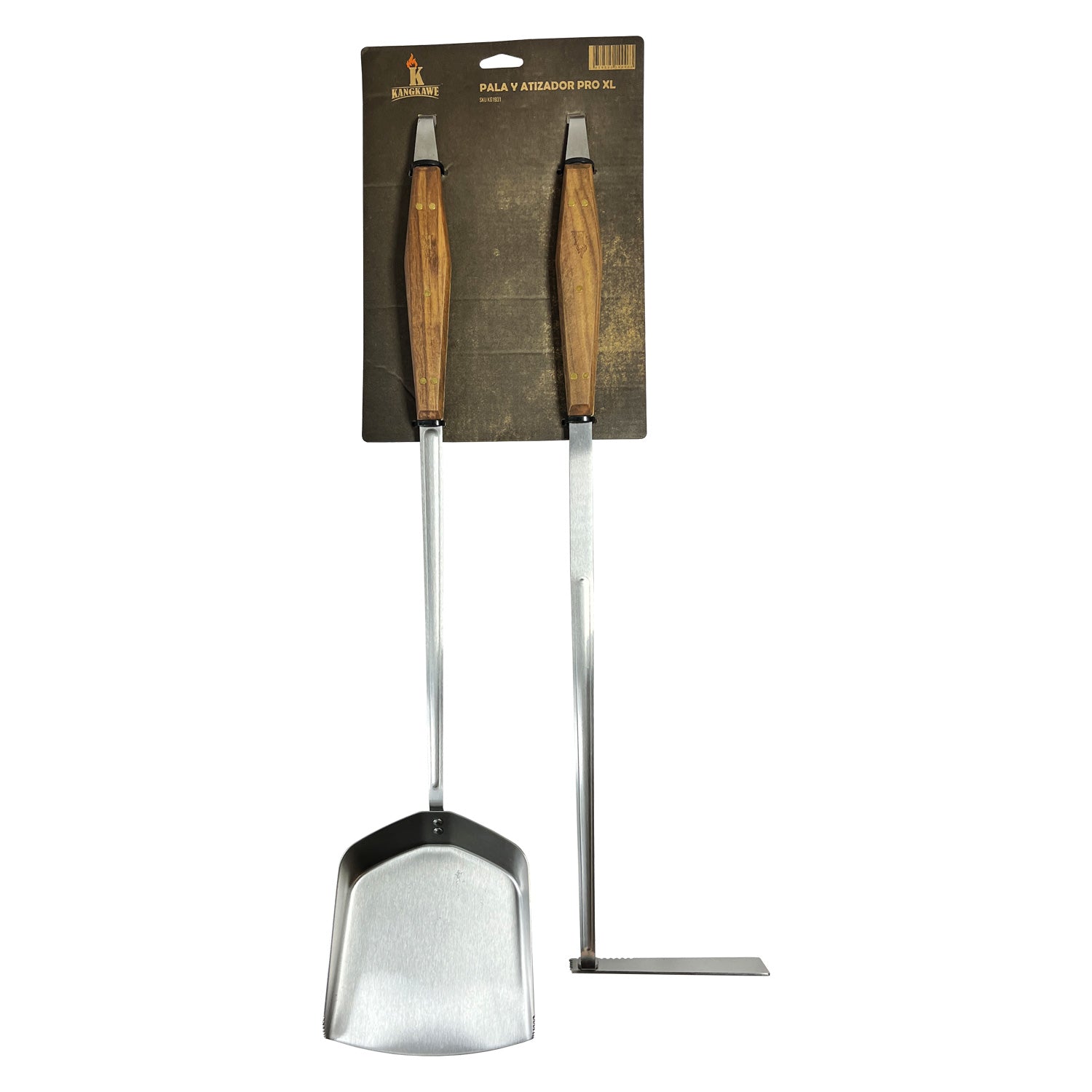 Set Pala y Atizador Pro XL Kangkawe6#Acero