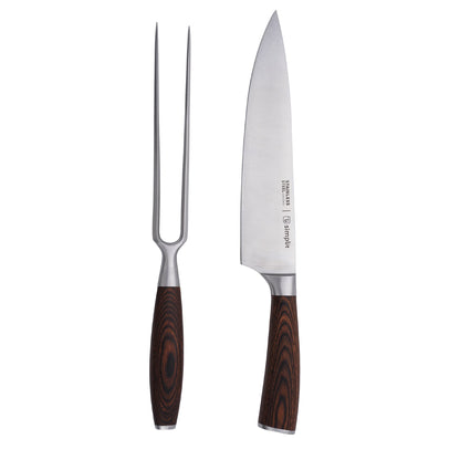 Set Parrillero Cuchillo 21cm y Tenedor Acero Inox Toledo Simplit-Accesorios para Parrillas