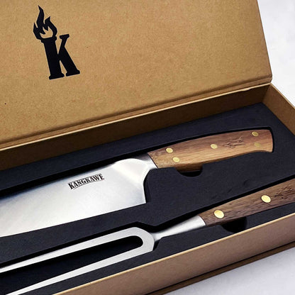 Set Parrillero Cuchillo Catemu + Pincho Pro Edición Limitada Kangkawe3#Sin color