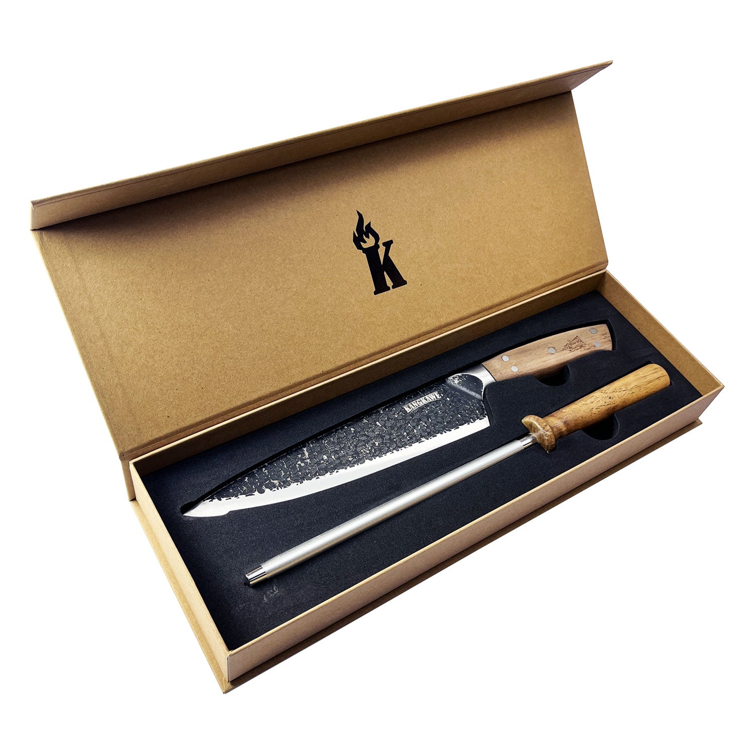 Set Parrillero Cuchillo Curacaví + Astil Edición Limitada Kangkawe1#Sin color