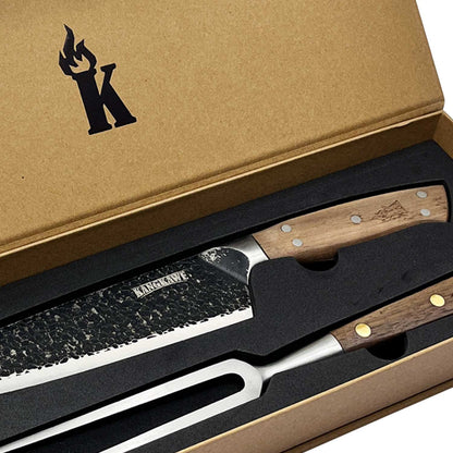 Set Parrillero Cuchillo Curacaví + Pincho Pro Edición Limitada Kangkawe3#Sin color