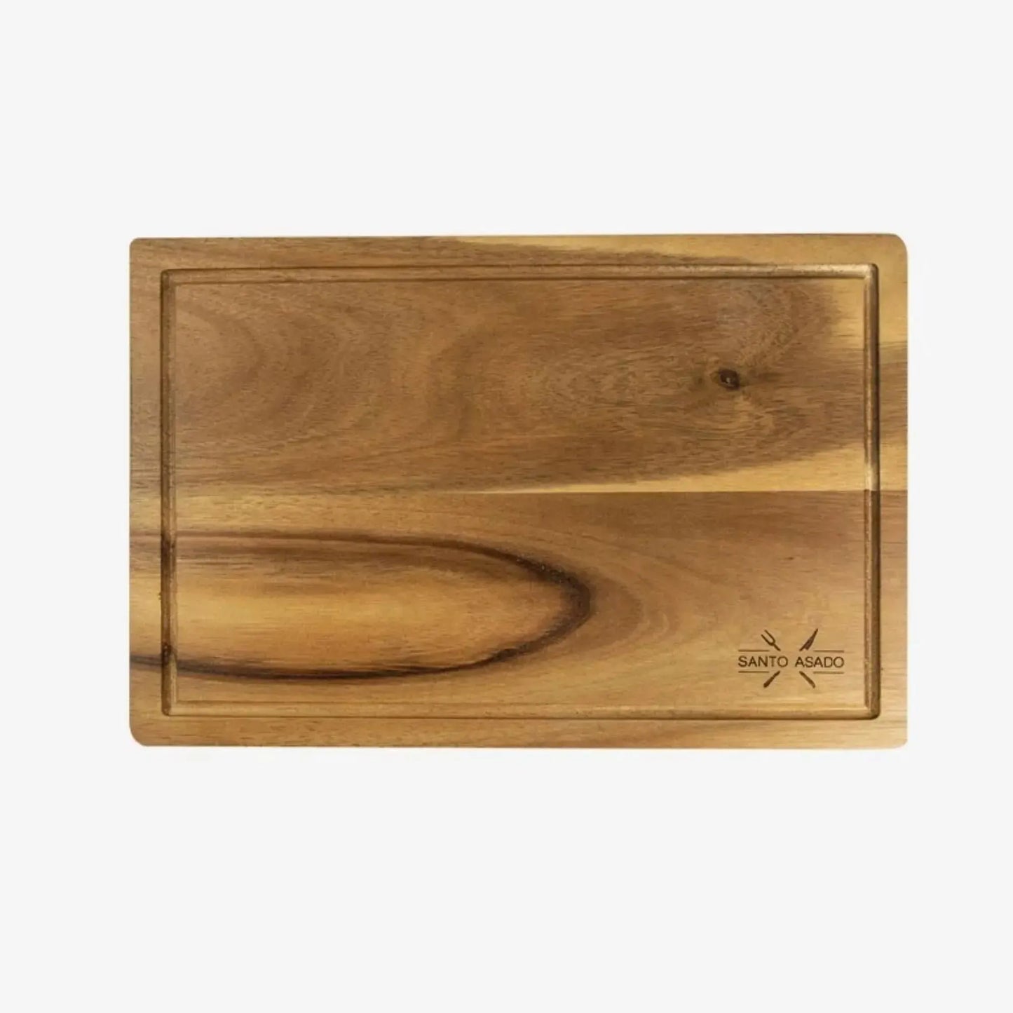 Set Parrillero Tabla + Cuchillo Y Pincho Santo Asado Para Parrilla Decoexpress7#Madera