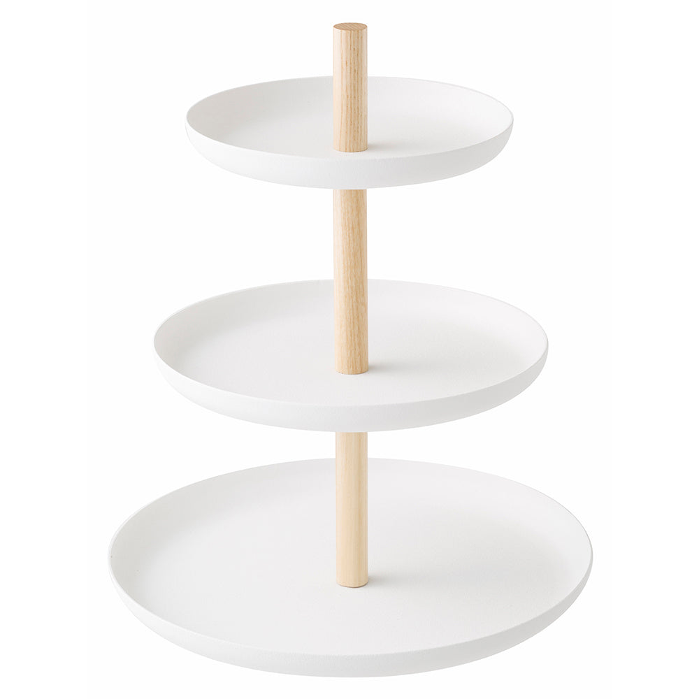 Set Platos 3 Niveles Blanco Tosca Yamazaki3#Blanco