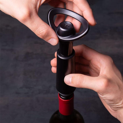 Set Regalo Vino Concerto Black Vacuvin4#Negro