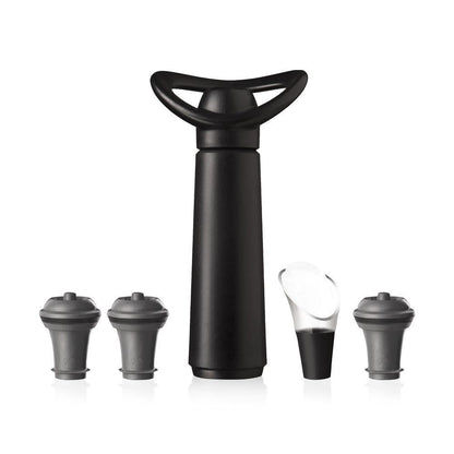 Set Regalo Vino Concerto Black Vacuvin1#Negro