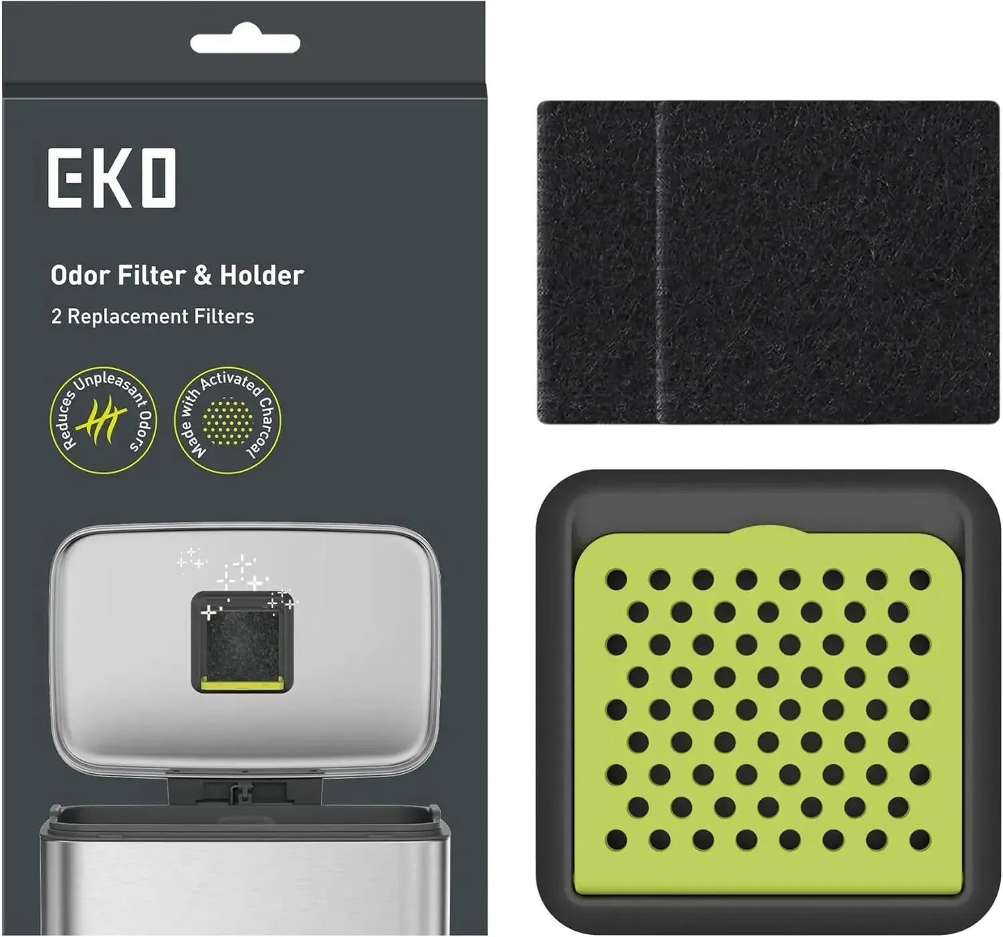 Set Rejilla y Filtros de Carbón 2 Uni EKO
